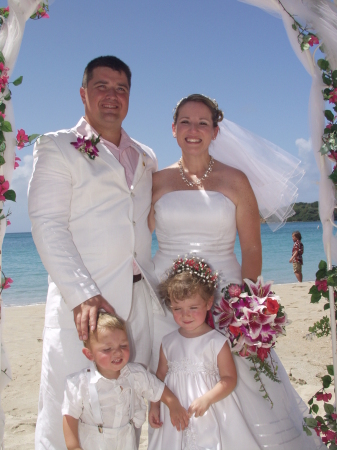 Our wedding in St Thomas
