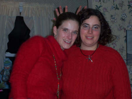 Amy and me at Christmas