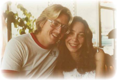 1982 photo of Mary and me.