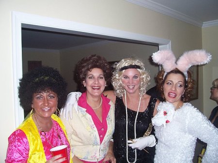 My girlfriends and I at a Halloween Party 2006