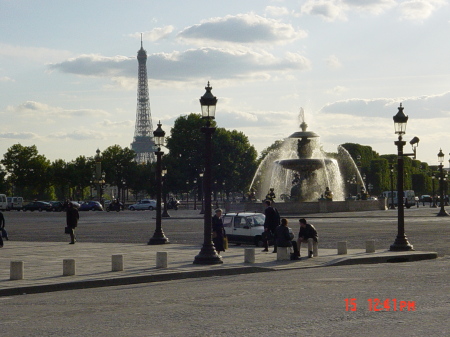 Paris at sunset