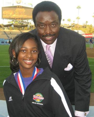 Monica with Jim Hill