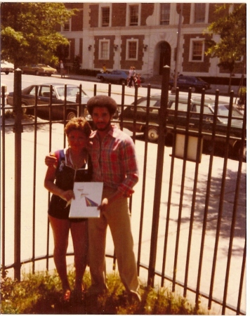 Cruzzy & Cookie at the gates of FHS- June 1979