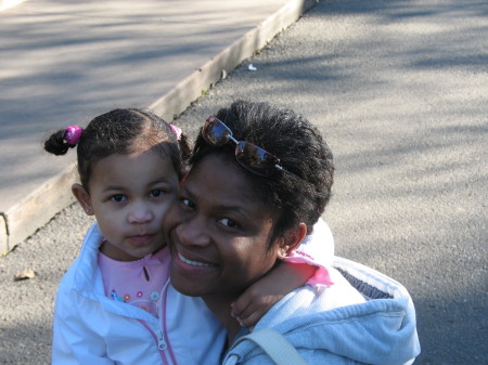 Wife and little girl.