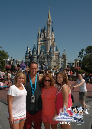 The family at Disney