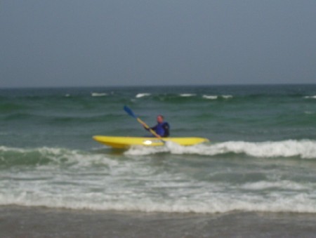 Playing at the beach!