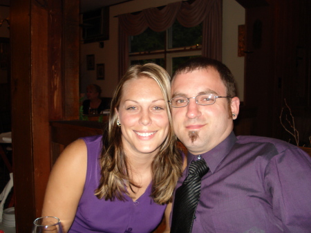 Picture of Amy and I at my Cousin's Wedding.
