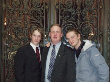 At the Wisconsin Statehouse, Madison, WI