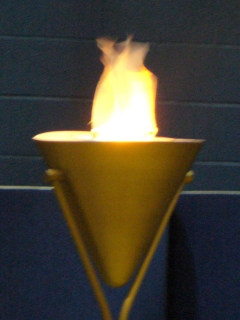 SPECIAL OLYMPICS Flame-just looks great in pic