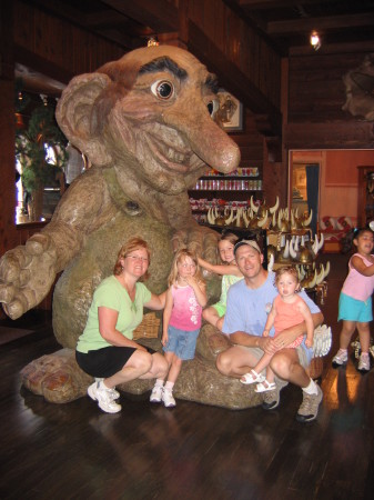 All of us at Epcot - Nowegian store - June 2006