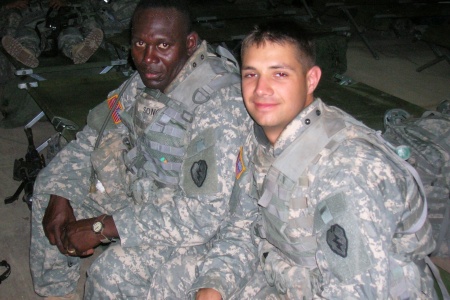 My son and bestfriend in IRAQ