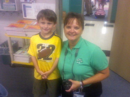 Alec and His First Grade Teacher
