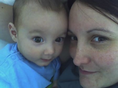 Keaton and Mommy April 2007