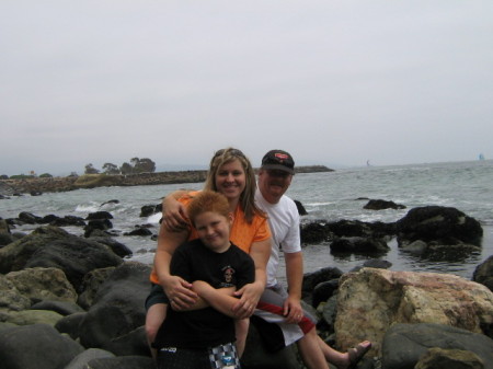 My awsome family!!-Jenn, Blake, and me