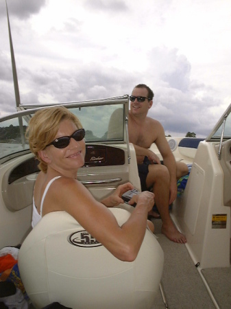 Susan and Steve on Lake LBJ in 2005