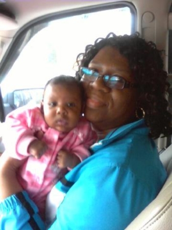 Me & my one and only grandchild A'Niayiah