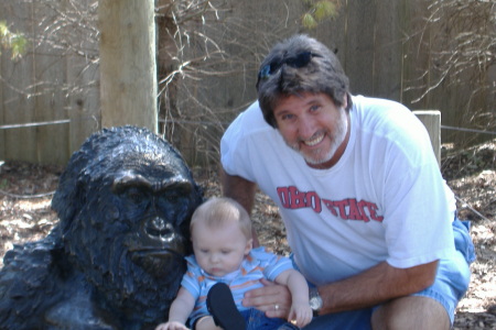 Baby JJ and Grandpa at the Columbus Zoo