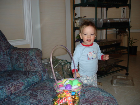 Conner at Easter....