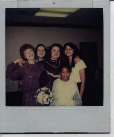 Patricia Vigil, Carol Cooke and myself at Denise Fowlkes Wedding