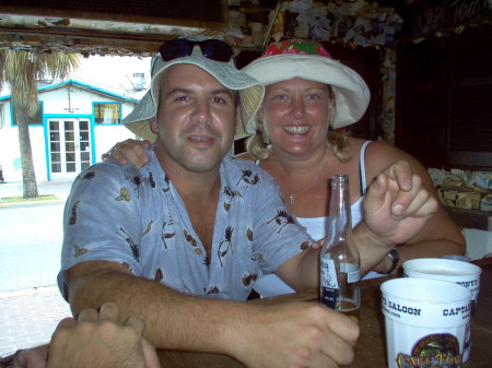 Dave and Me at Captain Tony's, Key West