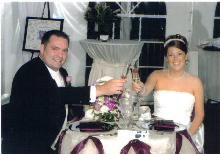 Our wedding day; September 2006