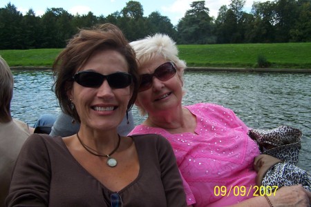 Cherry and I on a punting trip.