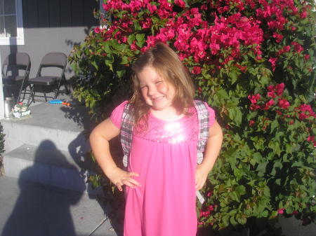 My Grandaughter Maiah, first day of 1st Grade