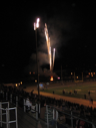 Fireworks at Homecoming