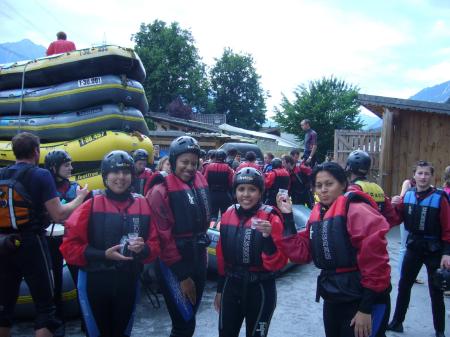 After rafting
