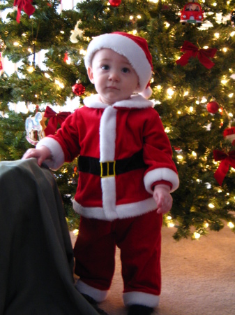 My son Jacob at Christmas