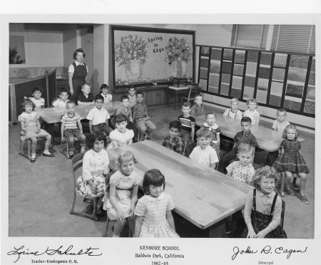 Mrs. Schulte&#39;s Kindergarten Class 1962-63