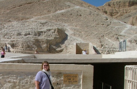 Outside King Tut's Tomb, Egypt 2004