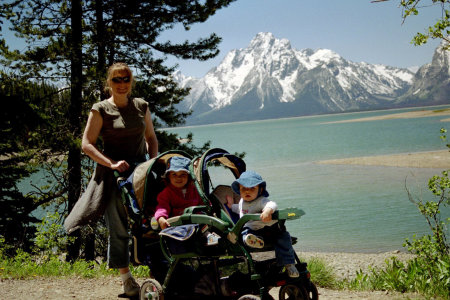 Hiking the Tetons in '04