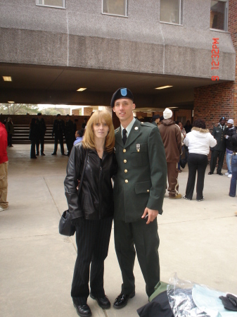 second born, justin and my hero , his army graduation...