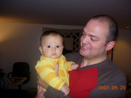May 2007 with my new Godson