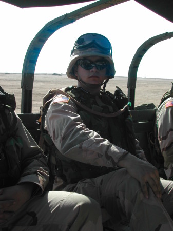 My husband Aaron in Iraq