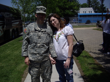 Chris and I the day of mobilization.