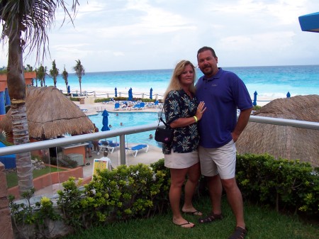 Jackie and I in Cancun