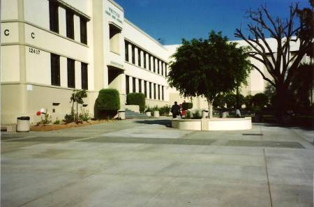 front of admin building