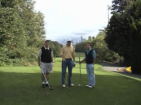 Playing Golf in Seattle with Dave Samp (class of 72) and Ken Stokes (class of 70)