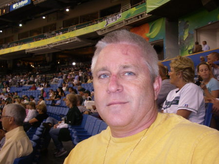 At Tropicana stadium in St. Petersburg FL