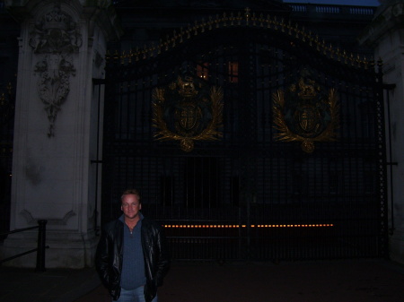 At the gate of Buckingham Palace London, suckers wouldn't let me in!!