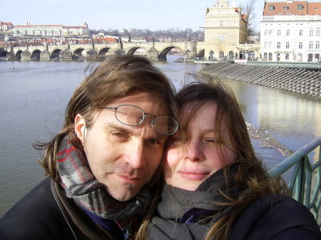 with Gesine in Prague