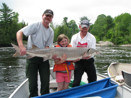 My Grandbaby tagging Sturgeon