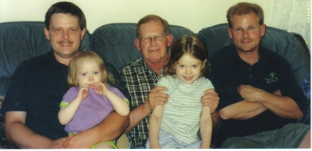 Grandpa in the middle