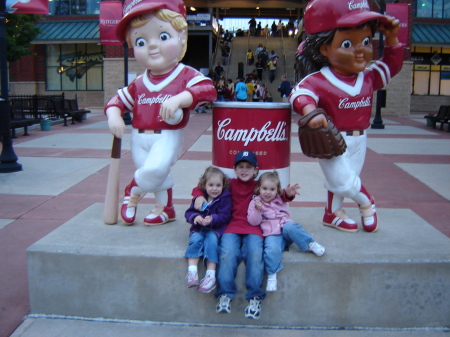 The gang at a Riversharks game!