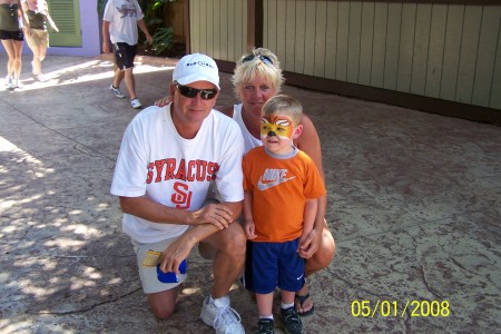 My nephew Conner at Busch Gardens