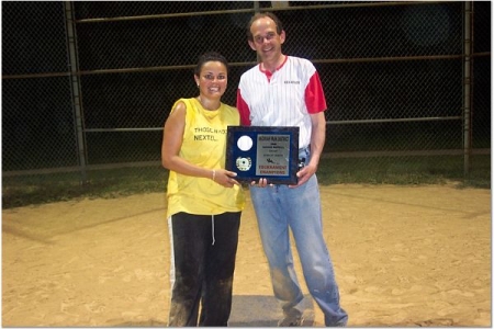 Our softball team won the 2006 Medinah Park district tourny