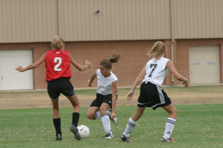 Stacey with ball!!