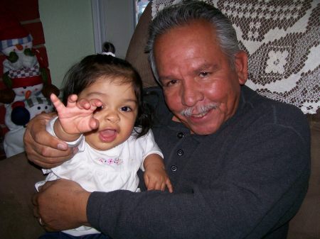 my husband Frank and granddaughter Raeline